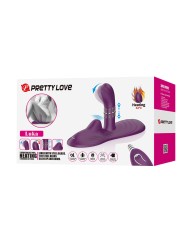 PRETTY LOVE - LUKA VIBRATEUR À POSITION ASSISE AVEC EFFET CHAUFFANT ET TÉLÉCOMMANDE