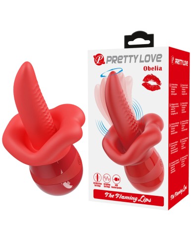 PRETTY LOVE - OBELIA VIBRATEUR À LANGUE AVEC MOUVEMENT ORBITAL