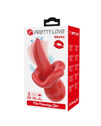 PRETTY LOVE - OBELIA VIBRATEUR À LANGUE AVEC MOUVEMENT ORBITAL