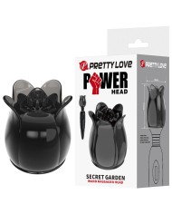 PRETTY LOVE - SECRET GARDEN TÊTE DE MASSAGE NOIRE