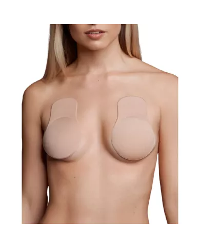 BYE-BRA - ÉLÉVATEUR DE POITRINE PUSH-UP TISSU BEIGE TAILLE M