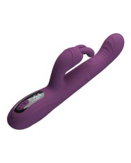 PRETTY LOVE - DEE VIBRATEUR LAPIN MULTIFONCTION OSCILLANT ET À PERCUSSION VIOLET