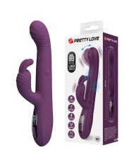 PRETTY LOVE - DEE VIBRATEUR LAPIN MULTIFONCTION OSCILLANT ET À PERCUSSION VIOLET