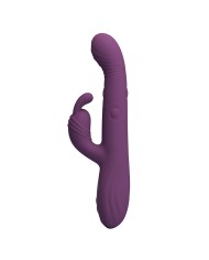 PRETTY LOVE - DEE VIBRATEUR LAPIN MULTIFONCTION OSCILLANT ET À PERCUSSION VIOLET