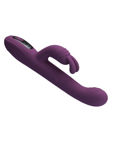 PRETTY LOVE - DEE VIBRATEUR LAPIN MULTIFONCTION OSCILLANT ET À PERCUSSION VIOLET
