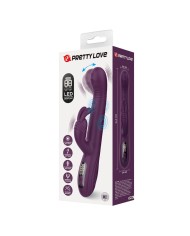 PRETTY LOVE - DEE VIBRATEUR LAPIN MULTIFONCTION OSCILLANT ET À PERCUSSION VIOLET