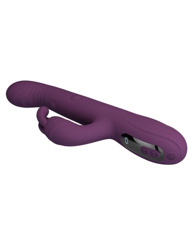 PRETTY LOVE - DEE VIBRATEUR LAPIN MULTIFONCTION OSCILLANT ET À PERCUSSION VIOLET