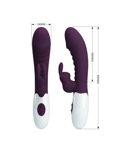 PRETTY LOVE - VIBRATEUR LAPIN NAUGHTY BUNNY 30 FONCTIONS VIOLET