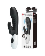 PRETTY LOVE - VIBRATEUR LAPIN NAUGHTY BUNNY 30 FONCTIONS NOIR