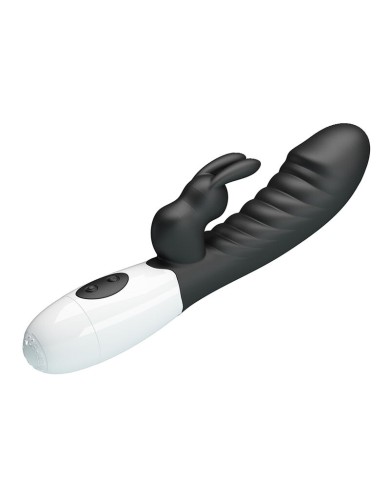 PRETTY LOVE - VIBRATEUR LAPIN NAUGHTY BUNNY 30 FONCTIONS NOIR