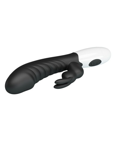 PRETTY LOVE - VIBRATEUR LAPIN NAUGHTY BUNNY 30 FONCTIONS NOIR