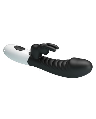 PRETTY LOVE - VIBRATEUR LAPIN NAUGHTY BUNNY 30 FONCTIONS NOIR