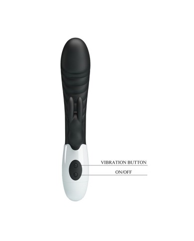 PRETTY LOVE - VIBRATEUR LAPIN NAUGHTY BUNNY 30 FONCTIONS NOIR