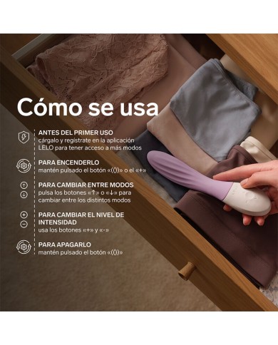 LELO - MONA TWIST VIBRATEUR POINT G RECHARGEABLE CONTRÔLÉ PAR APPLICATION LAVANDE