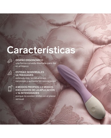LELO - MONA TWIST VIBRATEUR POINT G RECHARGEABLE CONTRÔLÉ PAR APPLICATION LAVANDE