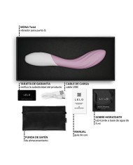 LELO - MONA TWIST VIBRATEUR POINT G RECHARGEABLE CONTRÔLÉ PAR APPLICATION LAVANDE