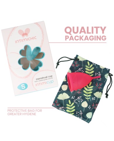 INTIMICHIC - COUPE MENSTRUELLE EN SILICONE MÉDICALE - TAILLE S