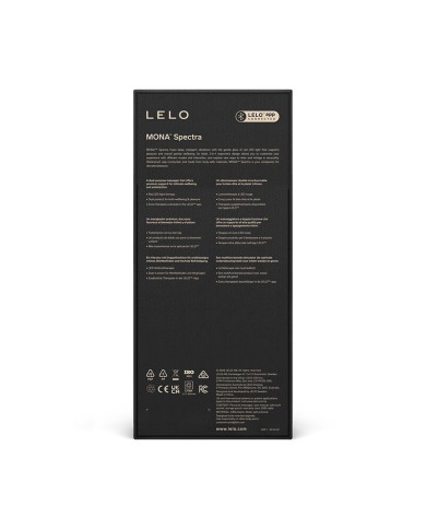 LELO - MONA SPECTRA MASSEUR INTIME À LUMIÈRE ROUGE RECHARGEABLE CONTRÔLÉ PAR APPLICATION