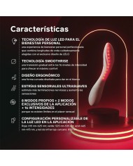 LELO - MONA SPECTRA MASSEUR INTIME À LUMIÈRE ROUGE RECHARGEABLE CONTRÔLÉ PAR APPLICATION