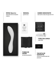 LELO - MONA SPECTRA MASSEUR INTIME À LUMIÈRE ROUGE RECHARGEABLE CONTRÔLÉ PAR APPLICATION