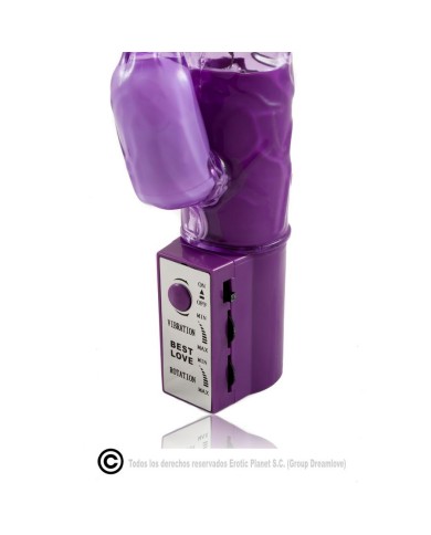 BAILE - ROTATEUR DE LAPIN LILAS AVEC SUPERSTIMULATEUR