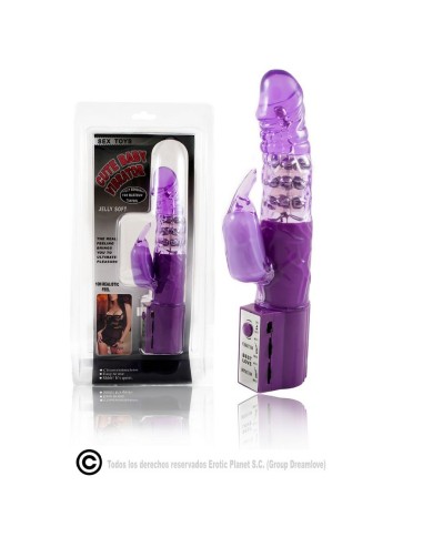 BAILE - ROTATEUR DE LAPIN LILAS AVEC SUPERSTIMULATEUR