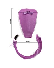 BAILE - STRING AVEC VIBRATEUR AVEC TÉLÉCOMMANDE LILAS