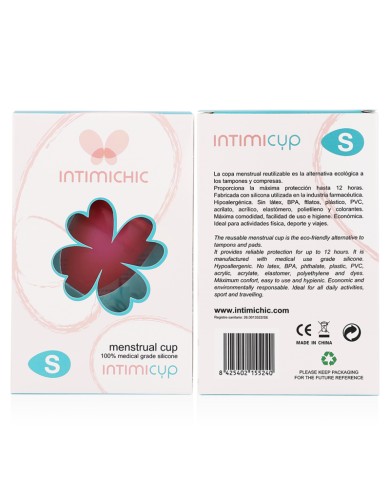 INTIMICHIC - COUPE MENSTRUELLE EN SILICONE MÉDICALE - TAILLE S