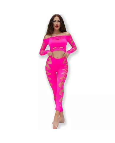 CHILIROSE - CR 4632 HAUT & PANTALON FUCHSIA S/L