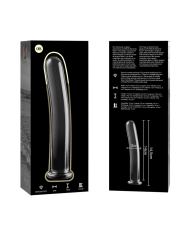 NEBULA SERIES BY IBIZA - MODÈLE 8 GODE EN VERRE BOROSILICATE CLAIR 14.5 CM -O- 2 CM