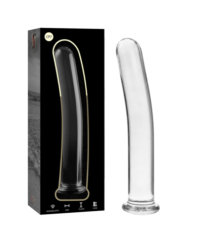 NEBULA SERIES BY IBIZA - MODÈLE 9 GODE EN VERRE BOROSILICATE CLAIR 15.5 CM -O- 2.5 CM