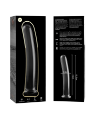 NEBULA SERIES BY IBIZA - MODÈLE 9 GODE EN VERRE BOROSILICATE CLAIR 15.5 CM -O- 2.5 CM