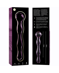 NEBULA SERIES BY IBIZA - MODÈLE 13 GODE EN VERRE BOROSILICATE CLAIR 18 CM -O- 3.5 CM