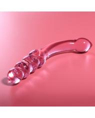 NEBULA SERIES BY IBIZA - MODÈLE 14 GODE EN VERRE BOROSILICATE CLAIR 18.5 CM -O- 3 CM