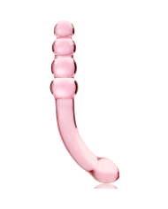NEBULA SERIES BY IBIZA - MODÈLE 14 GODE EN VERRE BOROSILICATE CLAIR 18.5 CM -O- 3 CM