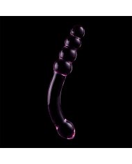 NEBULA SERIES BY IBIZA - MODÈLE 14 GODE EN VERRE BOROSILICATE CLAIR 18.5 CM -O- 3 CM