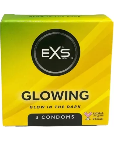EXS CONDOMS - BRILLANT DANS LE NOIR