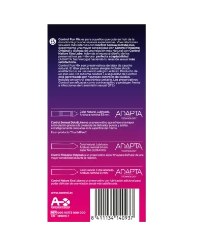 CONTROL - FEEL FUN MIX 6 UDS