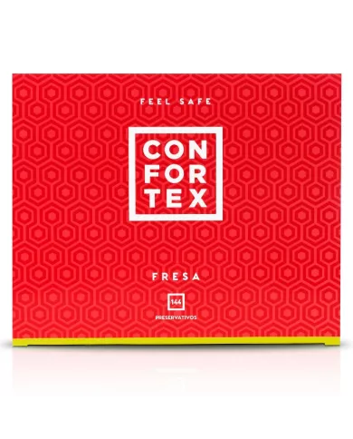 CONFORTEX - CONDOM FRAISE 144 UNITÉS