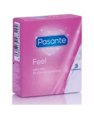 PASANTE - PRÉSERVATIFS SENSIBLES ULTRA MINCE 3 UNITÉS PASANTE - PRÉSERVATIFS SENSIBLES ULTRA MINCE 3 UNITÉS