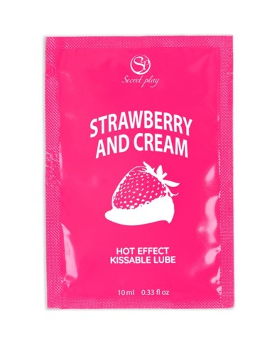 SECRETPLAY - LUBRIFIANT UNIDOSE FRAISES & CRÈME 10ML