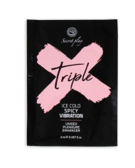 SECRETPLAY - UNIDOSE TRIPLE X INTENSIFICATEUR DE PLAISIR