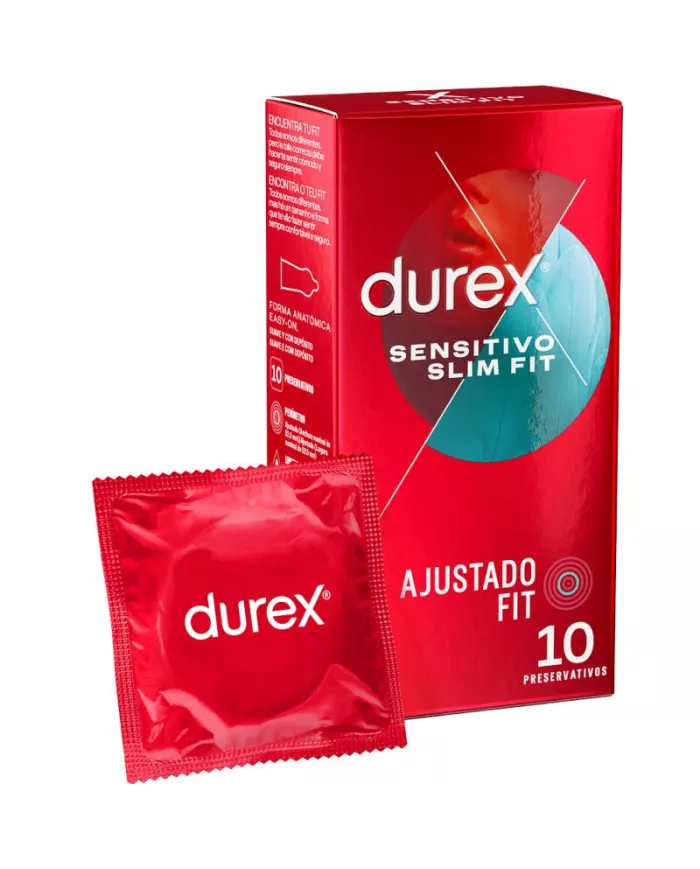 DUREX - SENSITIVO SLIM FIT 10 UNITÉS