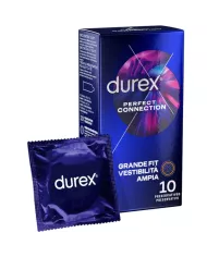 DUREX - CONNEXION PARFAITE SILICONE LUBRIFICATION EXTRA 10 UNITÉS DUREX - CONNEXION PARFAITE SILICONE LUBRIFICATION EXTRA 10 UNITÉS