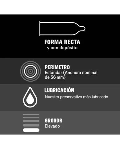 DUREX - CONNEXION PARFAITE SILICONE LUBRIFICATION EXTRA 10 UNITÉS