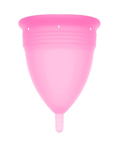STERCUP - COUPE MENSTRUELLE EN SILICONE FDA ROSE - TAILLE S