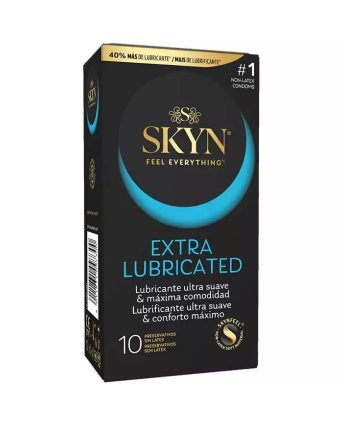 SKYN - PRÉSERVATIF EXTRA LUBRIFIÉ 10 UNITÉS