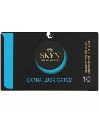 SKYN - PRÉSERVATIF EXTRA LUBRIFIÉ 10 UNITÉS
