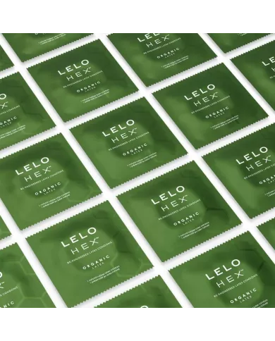 LELO - HEX BOÎTE DE PRÉSERVATIFS BIOLOGIQUES 12 UNITÉS