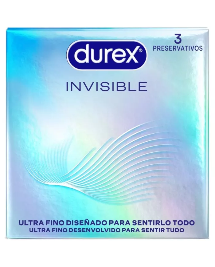 DUREX - INVISIBLE ULTRA MINCE 3 UNITÉS DUREX - INVISIBLE ULTRA MINCE 3 UNITÉS